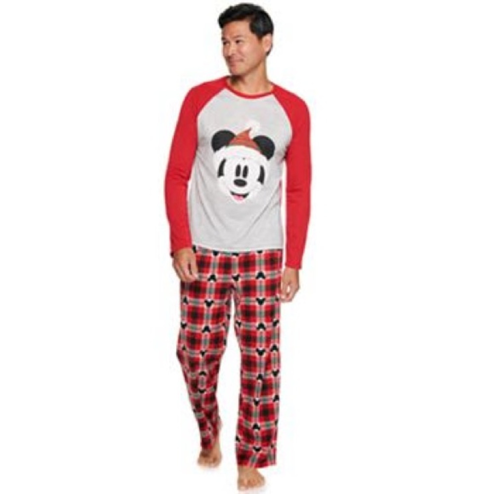 Disney Mickey Mouse Men’s Pajama Set - Jammies For Your Families - Size L - NWT